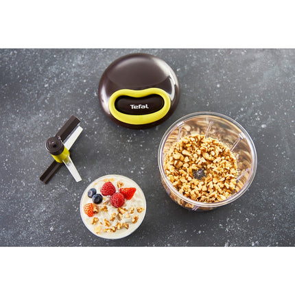 Hachoir manuel TEFAL 5 secondes 900 ml + lame glace pilée