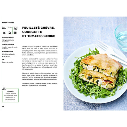 Livre de cuisine HACHETTE Ninja : Airfryer Recettes Etudiants