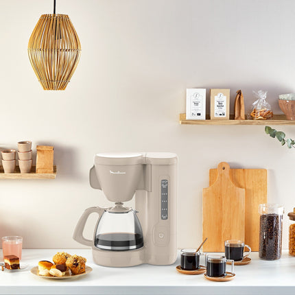 Cafetière filtre MOULINEX FG2M0B10 morning grise