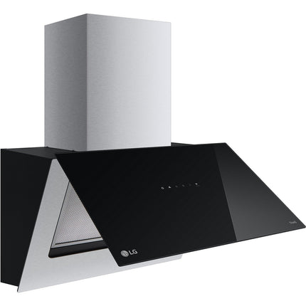 Hotte décorative murale inclinée LG HCEZ2428B ThinQ