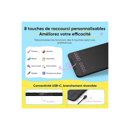 Tablette graphique XPPEN Tablette Graphique Deco Mini 7W V2