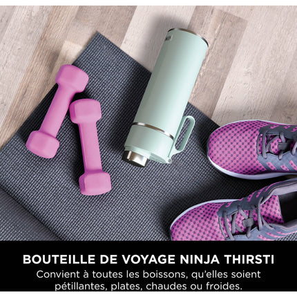 Bouteille isotherme NINJA Thirsti 530ml Travel Bottle Black