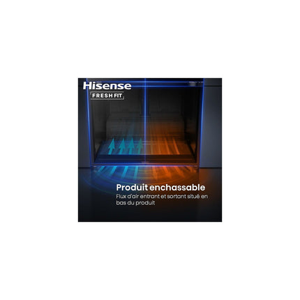 Réfrigérateur multi portes HISENSE RQ768N4GBE freshfit