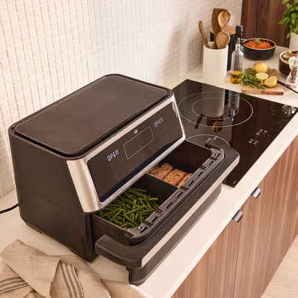 Friteuse sans huile ESSENTIELB EAF5 ,Noir, Flex Megazone XXL 11L