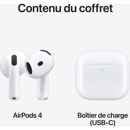 Ecouteurs APPLE Airpods 4 Reconditionné
