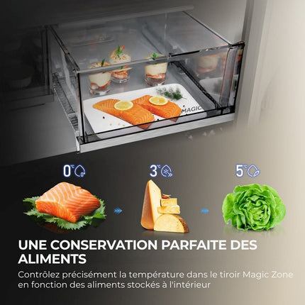 Réfrigérateur multi portes HAIER HCR79F18CHMB