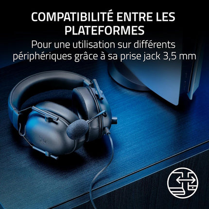 Casque gamer RAZER BlackShark V2 X Blanc PS5