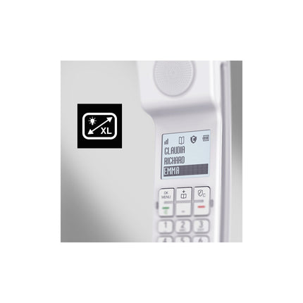Téléphone sans fil ALCATEL ePure Iconic Blanc