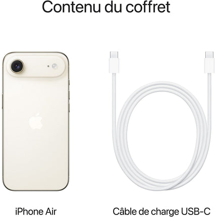Smartphone APPLE iPhone Air Or clair 512Go Reconditionné