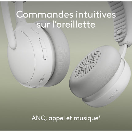 Micro-casque LOGITECH Zone Wireless 2 OFF WHITE