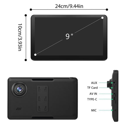 Autoradio connecté JUNSUN 9" 64GB 4K caméra de recul CarPlay