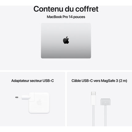 Ordinateur Apple MACBOOK Pro 16" Puce M4 Max CPU 14 / GPU 32 coeurs Mémoire RAM 36Go Stockage 1To SSD XDR
