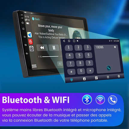 Autoradio connecté JUNSUN pour Opel Corsa E 2015-19 64G Carplay