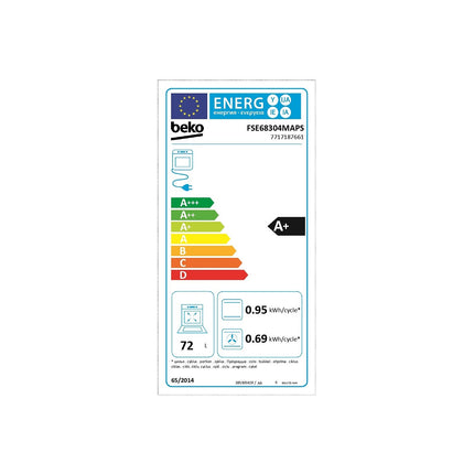 Cuisinière induction BEKO FSE68304MAPS Pyrolyse