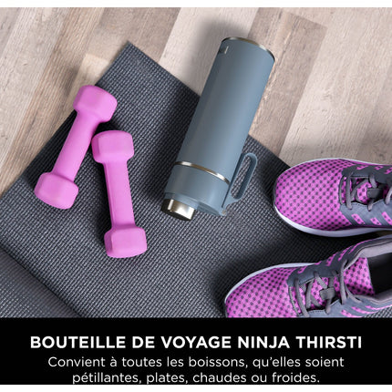 Bouteille isotherme NINJA Thirsti 530ml Travel Bottle Black