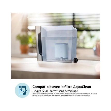 Expresso Broyeur PHILIPS EP4441/50 SilentBrew LatteGo Noir