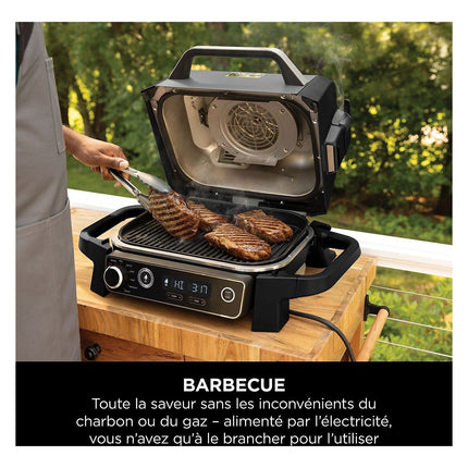 Barbecue électrique NINJA Woodfire OG701EU à poser, 33x28 cm
