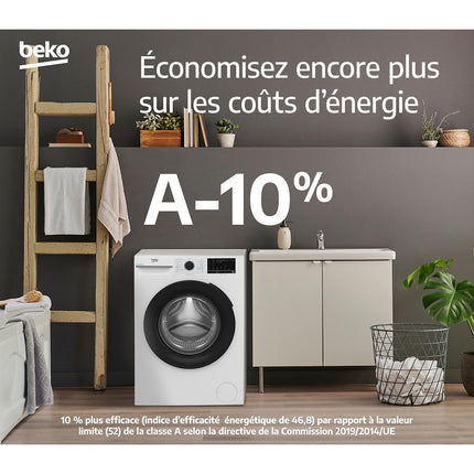 Lave linge hublot BEKO BM3WFT412411B