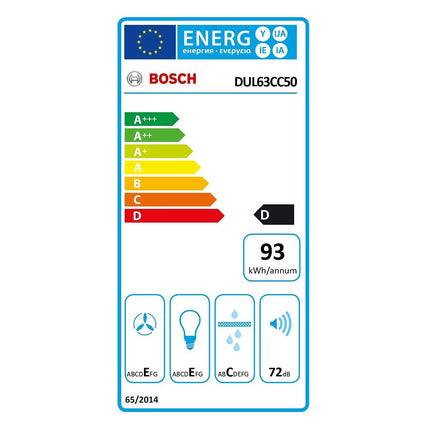 Hotte casquette BOSCH DUL63CC50 SERIE 4
