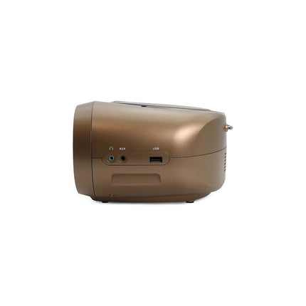 Radio CD MOOOV Lecteur CD Copper & Black avec radio FM,