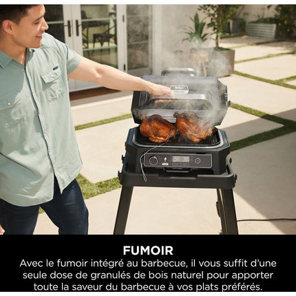 Barbecue électrique NINJA Woodfire OG850EU Pro XL 50x40 cm
