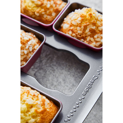 Moule à cake TEFAL Creabake trio mini-cakes 8.3 x 6.5 cm