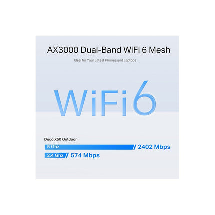 Routeur Wifi TP-LINK Deco X50-Outdoor (1-pack) AX3000