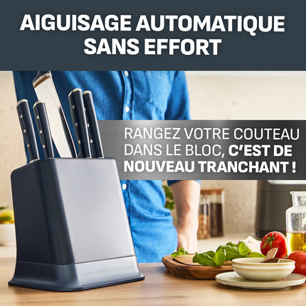 Set de couteaux TEFAL EverSharp Pro 5 pcs aiguiseur integré