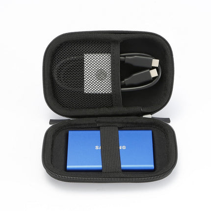 Disque dur SSD externe SAMSUNG Pack T7 bleu + housse