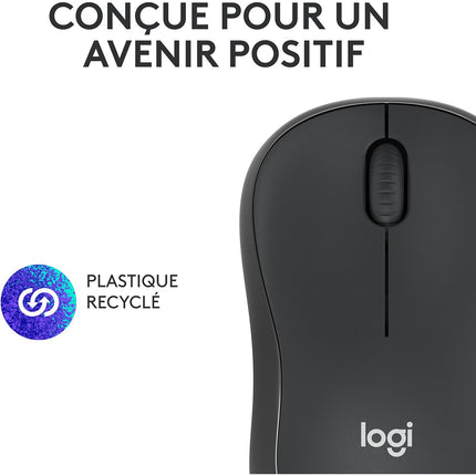 Souris sans fil LOGITECH M240 Silent Graphite Bluetooth