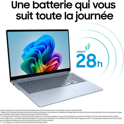 Ordinateur portable SAMSUNG Pack Galaxy Book4 Edge SE 15.6' QC X1 16Go 256Go
