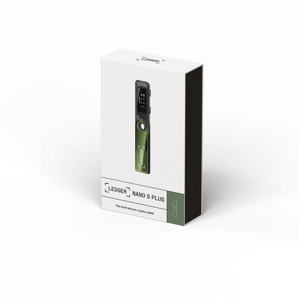Crypto wallet LEDGER Nano S Plus - vert oxydation
