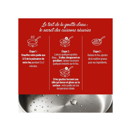 Batterie de cuisine LAGOSTINA 3 poeles Esperta Triply 20/24/28cm