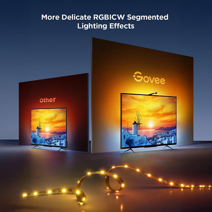 Bandeau LED GOVEE Retroéclairage LED TV avec camera 55 65