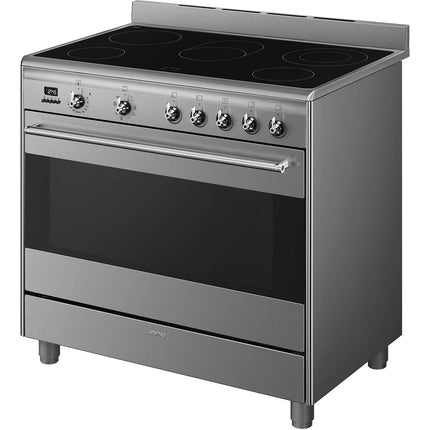 Piano de cuisson vitrocéramique SMEG SCD91CMX9 Vitro