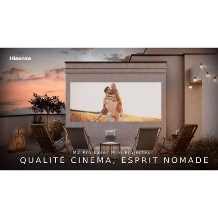 Vidéoprojecteur home cinéma HISENSE Laser Mini Projecteur M2 Pro