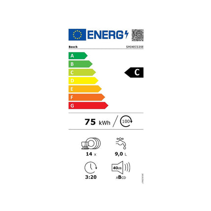 Lave vaisselle encastrable BOSCH SMI4ECS35E Serenity