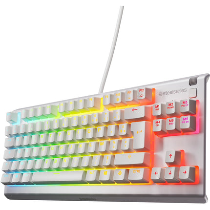 Clavier gamer STEELSERIES Apex 3 TKL Blanc