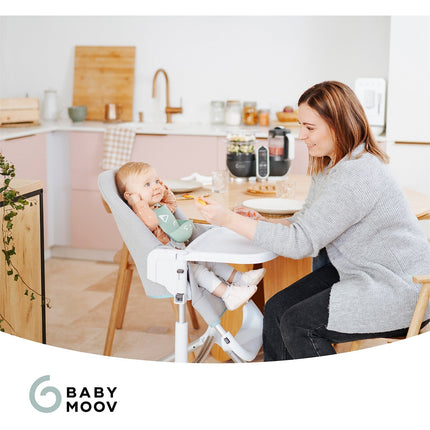 Mixeur Cuiseur Bébé BABYMOOV Nutribaby+ Industrial Grey