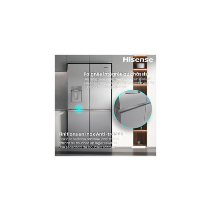 Réfrigérateur multi portes HISENSE RQ640P5SSD