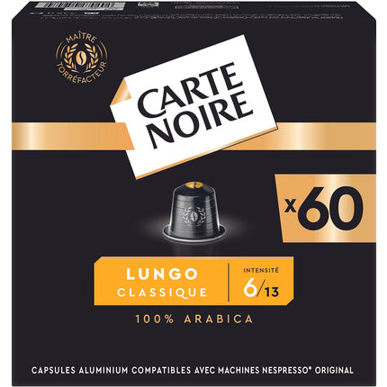 Capsules CARTE NOIRE Espresso Lungo Mega format x60