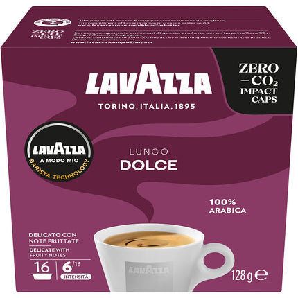 Capsules LAVAZZA A MODO MIO Lungo Dolce x16