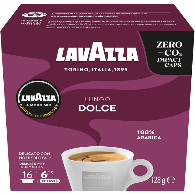 Capsules LAVAZZA A MODO MIO Lungo Dolce x16