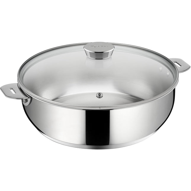 Sauteuse LAGOSTINA Salvaspazio 26 cm couvercle verre