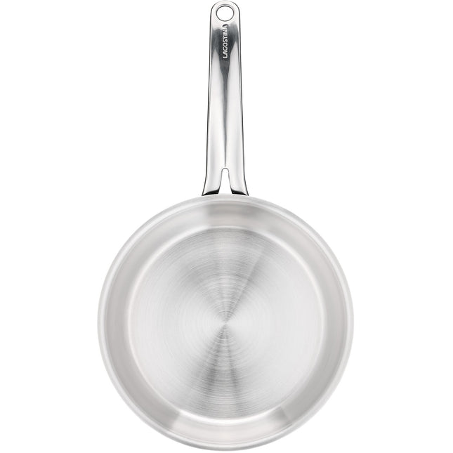 Poêle LAGOSTINA 2 poeles inox La Prima 24-28 cm