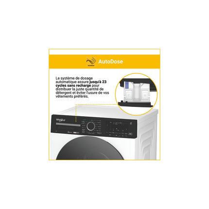 Lave linge hublot WHIRLPOOL WPMD911WADSFR Reconditionné
