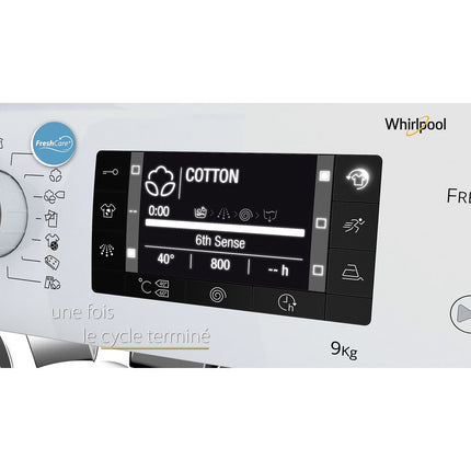 Lave linge hublot WHIRLPOOL FRESHCARE FWFP81484WFR Reconditionné