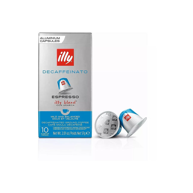 Capsules ILLY 10 Capsules compatibles Décaféiné 57g