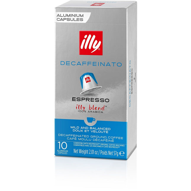 Capsules ILLY 10 Capsules compatibles Décaféiné 57g