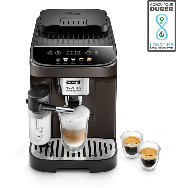 Expresso Broyeur DELONGHI Magnifica Evo ECAM293.61.BW My Latte marron